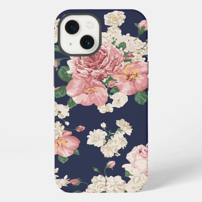Coque iPhone Floral Vintage classique (Verso)