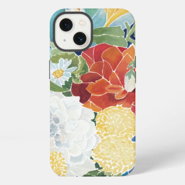 Coque iPhone Florals de minuit III (Verso)