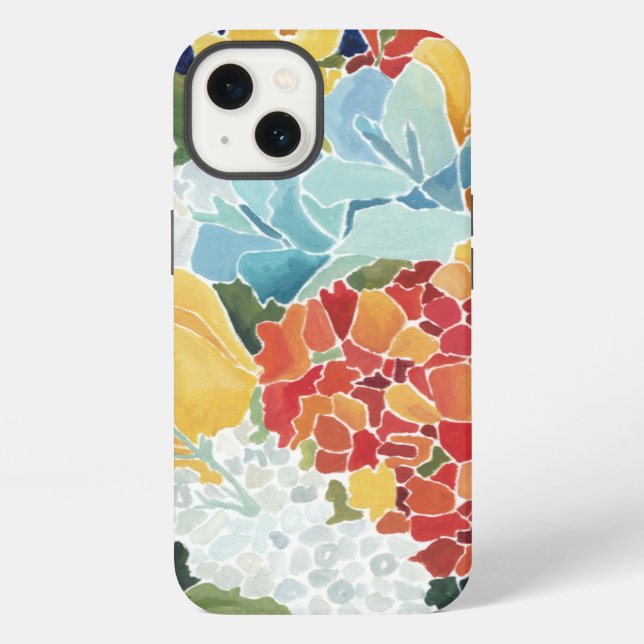 Coque iPhone Florals II de minuit (Verso)