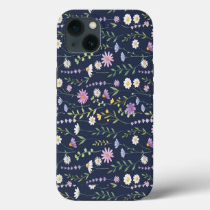 Etui iPhone 13 Flore Surface Motif-Fashion Fleurs de printemps