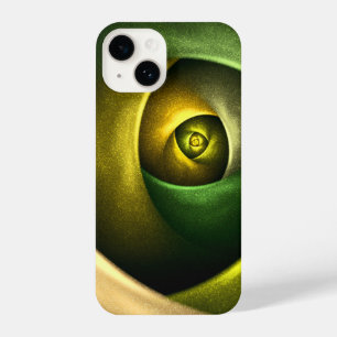 Coque Pour iPhone 14 Flore verte Florale moderne Art Abstrait Motif #23