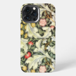 Etui iPhone 13 Pro Max Flore verte Vintage de Leicester