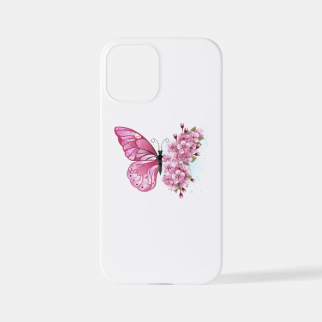 Coque iPhone Flower Butterfly (Verso)