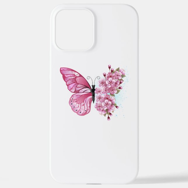 Coque iPhone Flower Butterfly (Verso)