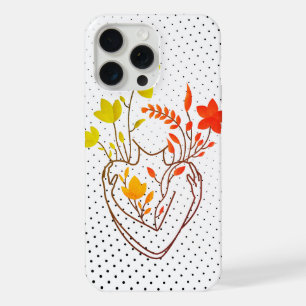 Coque iPhone 15 Pro Max Flower Lady - Black Retro Edition