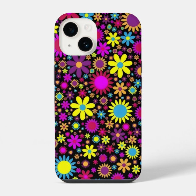 Coque iPhone Flower Power (Verso)