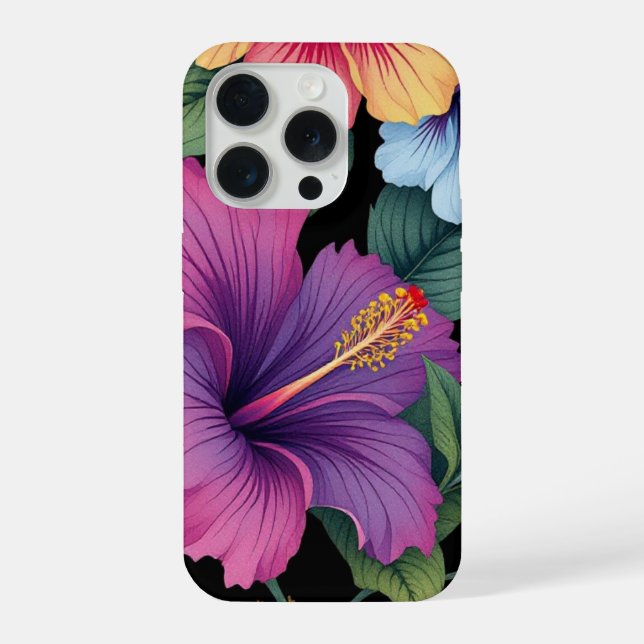 COQUE iPhone FLOWERS TROPICAL (Verso)