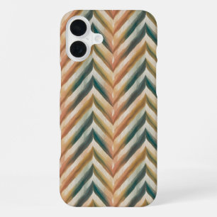 Coque iPhone 16 Plus "Flux Serene Pastel Chevron"