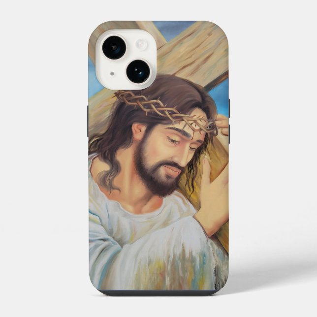 Coque iPhone Foi chrétienne Jésus Christ (Verso)