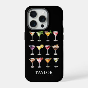 Coque iPhone 15 Pro Folie Martini Monogrammée
