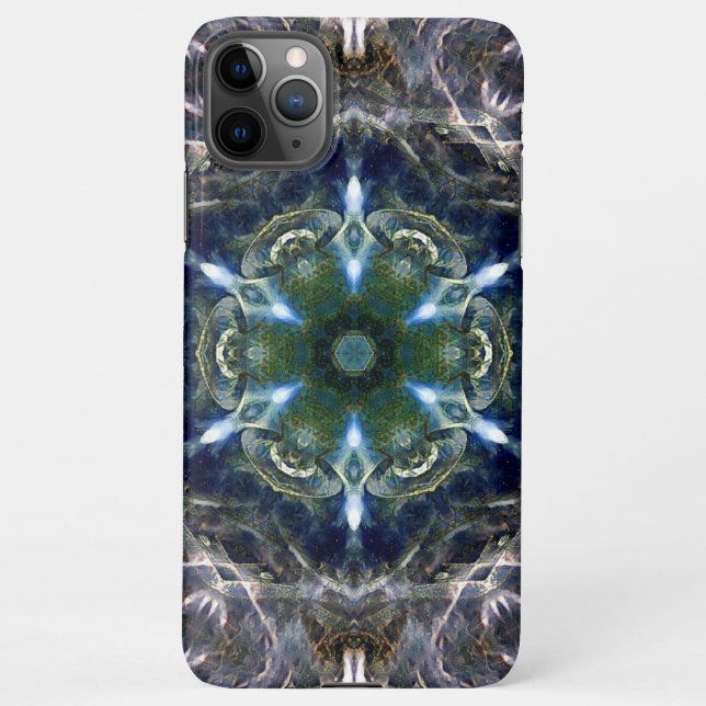 Coque iPhone Folk Mandala (Dos)