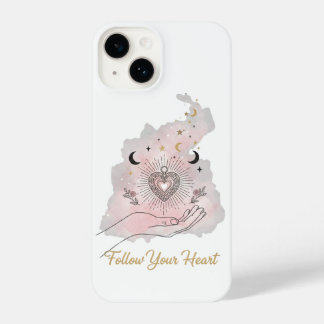 Coque Pour iPhone 14 Follow Your Heart iPhone Case - Celestial Sacred