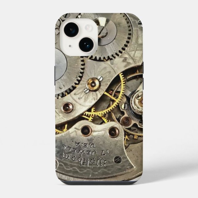 Coque iPhone Fonctionnement de l'horloge (Verso)