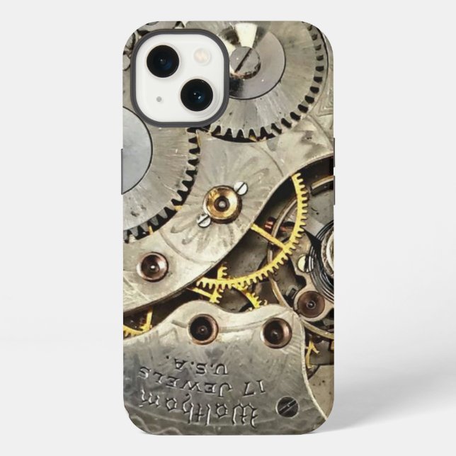 Coque iPhone Fonctionnement de l'horloge (Verso)