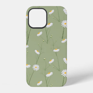 Coque iPhone 12 Fond à motif floral sans couture avec fleur de cos