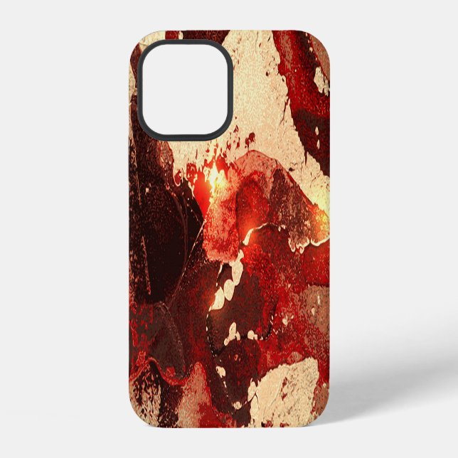 Coque iPhone Fond abstrait en marbre. (Verso)