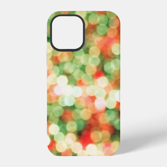 Coque iPhone Fond bokeh coloré abstrait (Verso)