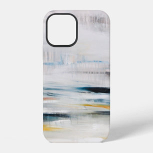 Coque iPhone 12 Fond de peinture moderne abstraite. Contemporain
