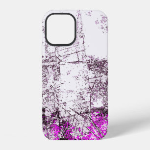 Coque iPhone 12 Fond de peinture moderne abstraite. Illustration.