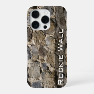 Coque iPhone 16 Pro Fond de photographie de mur de roche