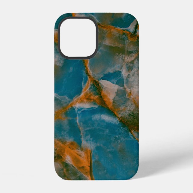 Coque iPhone fond de texture de marbre, marbre de brèche nature (Verso)