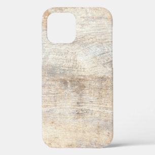 Coque iPhone 12 Fond de texture en bois naturel, fond en bois de p