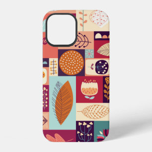 Coque iPhone 12 Fond décoratif automnal