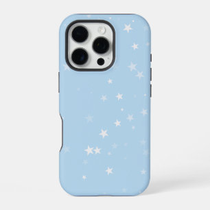Coque iPhone 16 Pro Fond d'hiver étoilé neigeux