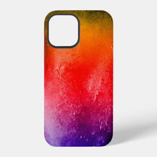 Coque iPhone 12 Fond éclaboussé de poudre abstraite, Mouvement gel