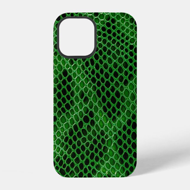 Coque iPhone Fond en peau de serpent (Verso)