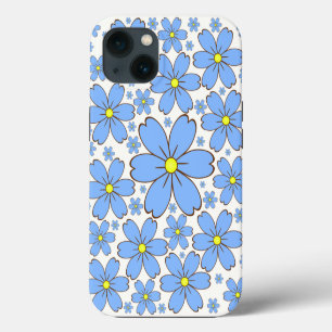 Etui iPhone 13 Fond floral fleuri texture florale fleurs