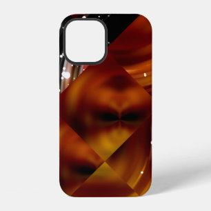 Coque iPhone 12 Fond géométrique mosaïque abstrait multicolore