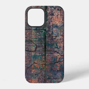 Coque iPhone 12 Fond grunge multicolore abstrait avec texture colo
