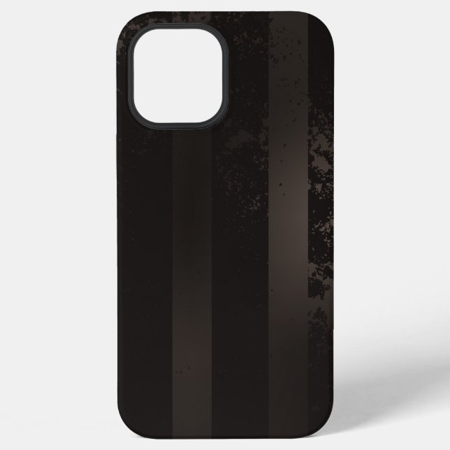 Coque iPhone Fond marron rayé steampunk (Verso)