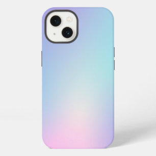 Etui iPhone 13 Fond ombré rose et bleu
