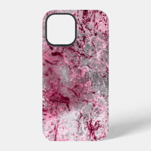 Coque iPhone 12 fond rose art, déco, motif, abstrait, vieilli,