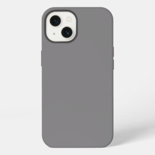 Etui iPhone 13 Fond uni gris titane couleur ombre grise