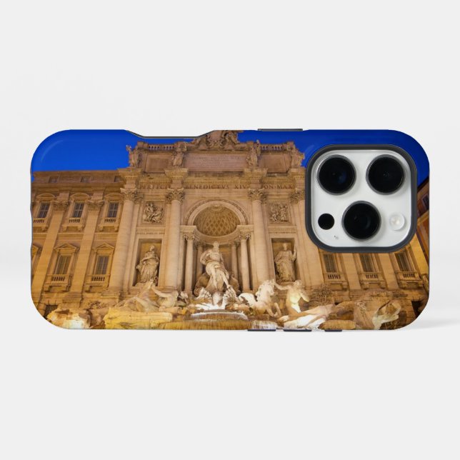 Coque iPhone Fontaine de Trevi (Verso Horizontal)