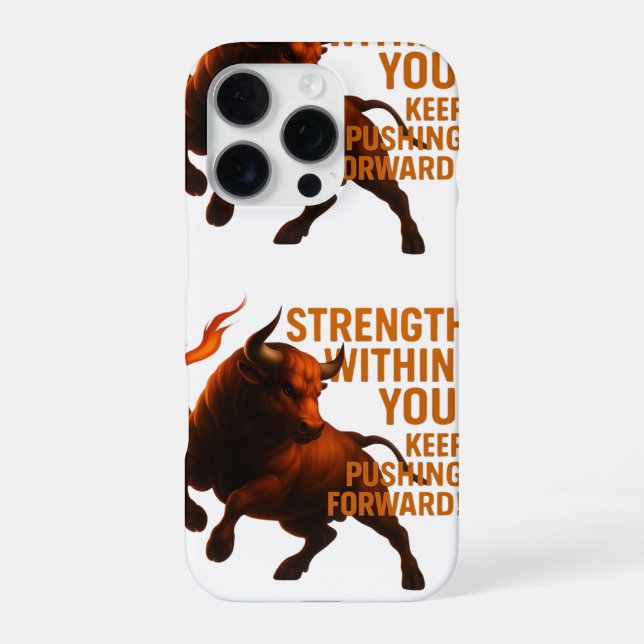 COQUE iPhone FORCE INTÉRIEURE CONTINUEZ D'AVANCER (Verso)