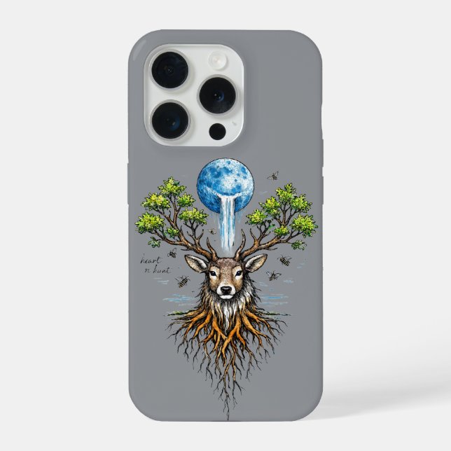 Coque iPhone forest Spirit (Verso)