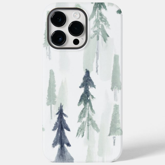 Coque iphone forestier Abstrait vert (Verso)
