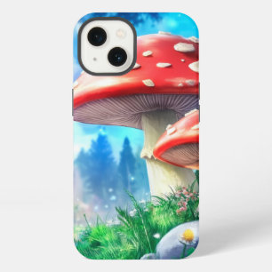 Etui iPhone 13 Forêt de champignons Fantastique