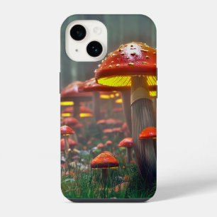 Coque Pour iPhone 14 Forêt de champignons magiques