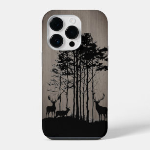 Coque Pour iPhone 14 Plus Forêt sauvage - Bois gravé - Bois