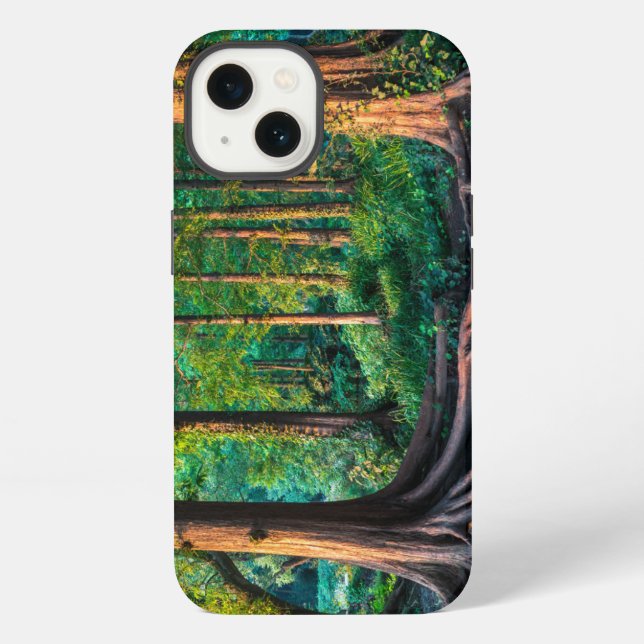 Coque iPhone Forêts | Verdure et terres boisées (Verso)