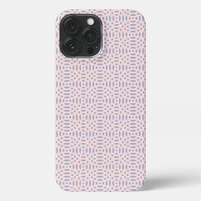 Coque iPhone formes circulaires motif transparent (Verso)