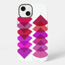 Formes de motif géométrique Abstraites rose violet