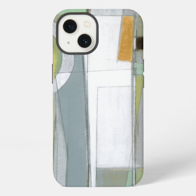 Coque iPhone Formes géométriques Abstraites colorées (Verso)