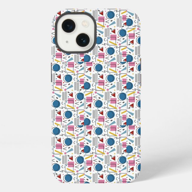 Coque iPhone Formes géométriques des années 90 (Verso)
