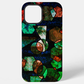 Coque iPhone 12 Pro Max Formes géométriques irrégulières avec texture défo